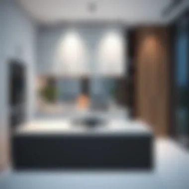 Modern kitchen design in Dubai Hills Sidra