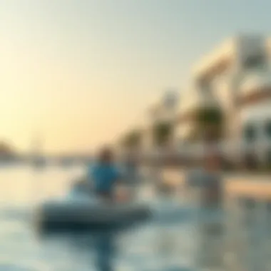 Lifestyle and leisure activities at Dubai Water Canal