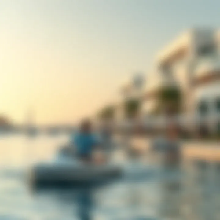 Lifestyle and leisure activities at Dubai Water Canal