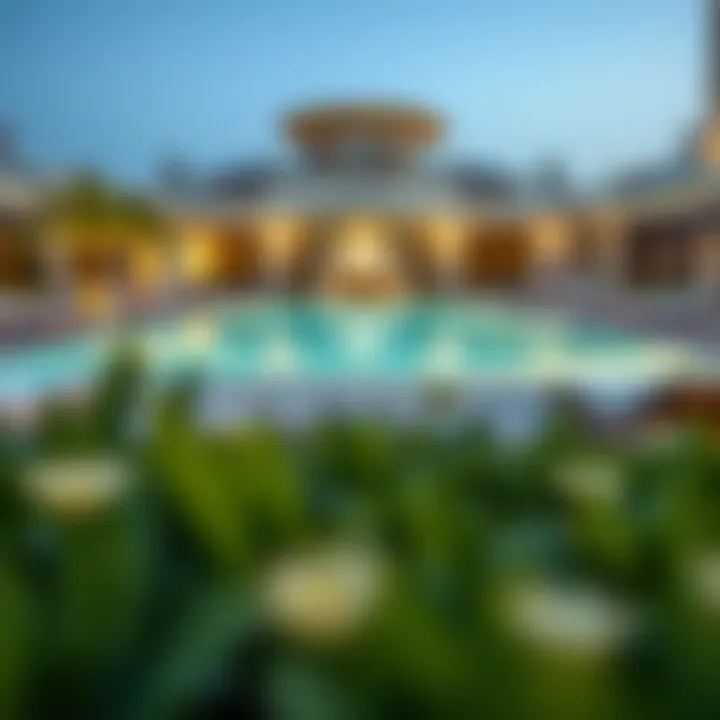 Exquisite amenities at Fairmont Residence, featuring a lavish pool and wellness facilities