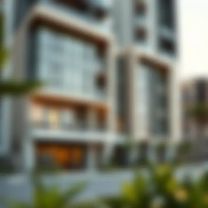 Contemporary Design of Muwaileh Commercial Flats Modern apartment exterior in Muwaileh Commercial