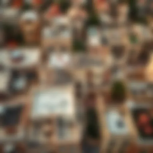 Aerial View of فريج المرر Aerial view of فريج المرر showcasing traditional architecture