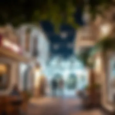 Charming Street in فريج المرر Charming street in فريج المرر with local shops and cafes