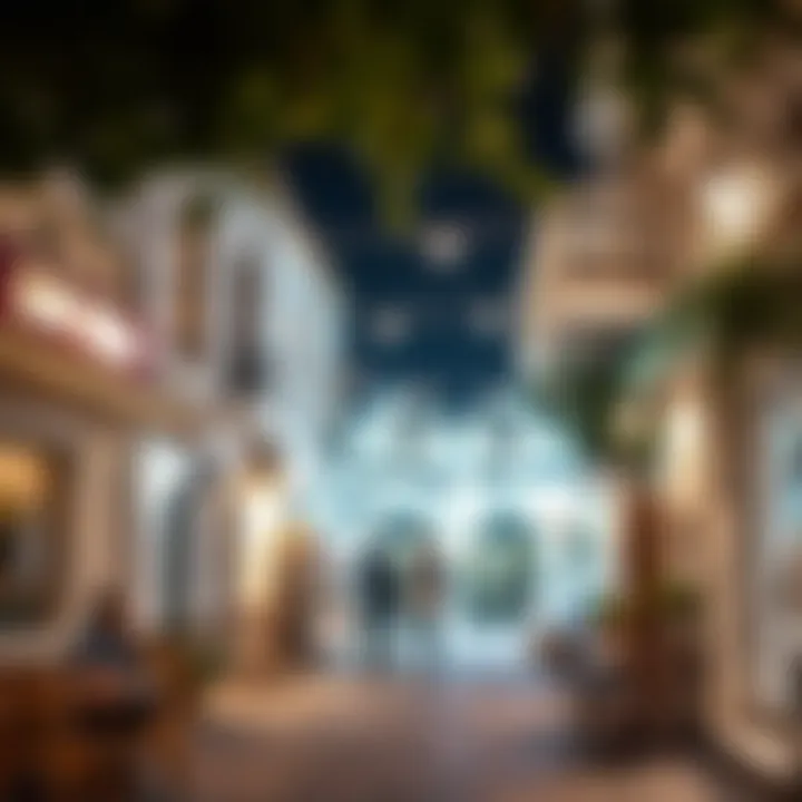 Charming Street in فريج المرر Charming street in فريج المرر with local shops and cafes