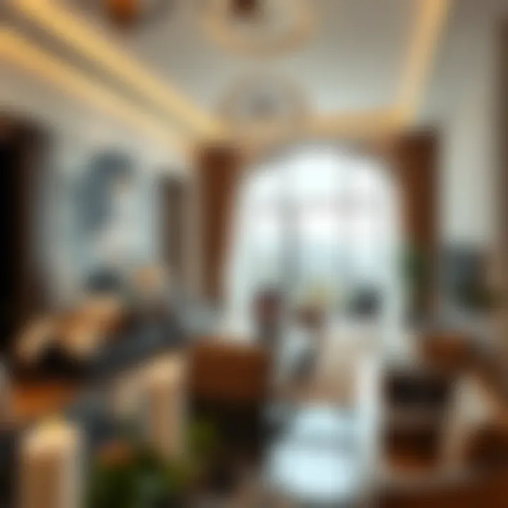 Luxurious interior design of a residence in Gold Crest View