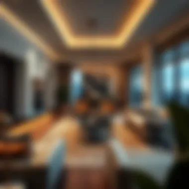 Luxury Interior Design of Goldcrest Views Interior design showcasing luxury living in Goldcrest Views