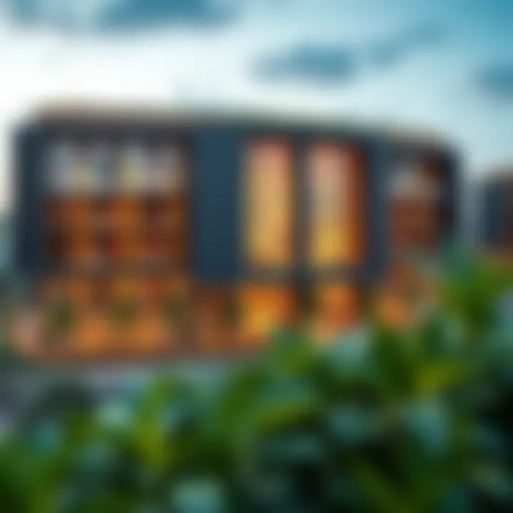 Stunning view of Golf Panorama Tower highlighting its architectural design