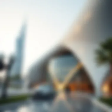 The futuristic design of the Museum of the Future