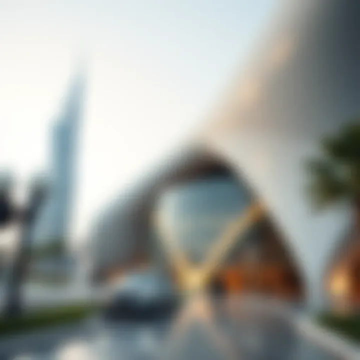 The futuristic design of the Museum of the Future