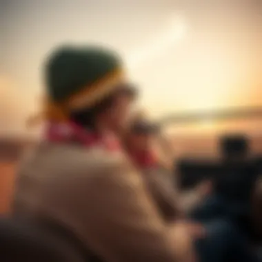 Couples enjoying a desert safari adventure