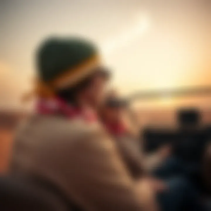 Couples enjoying a desert safari adventure