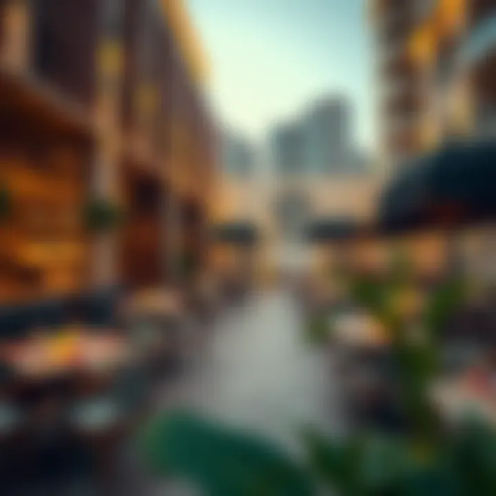 Diverse dining options in JBR area