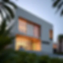 Exterior view of جمعية الاتحاد جميرا showcasing modern architecture