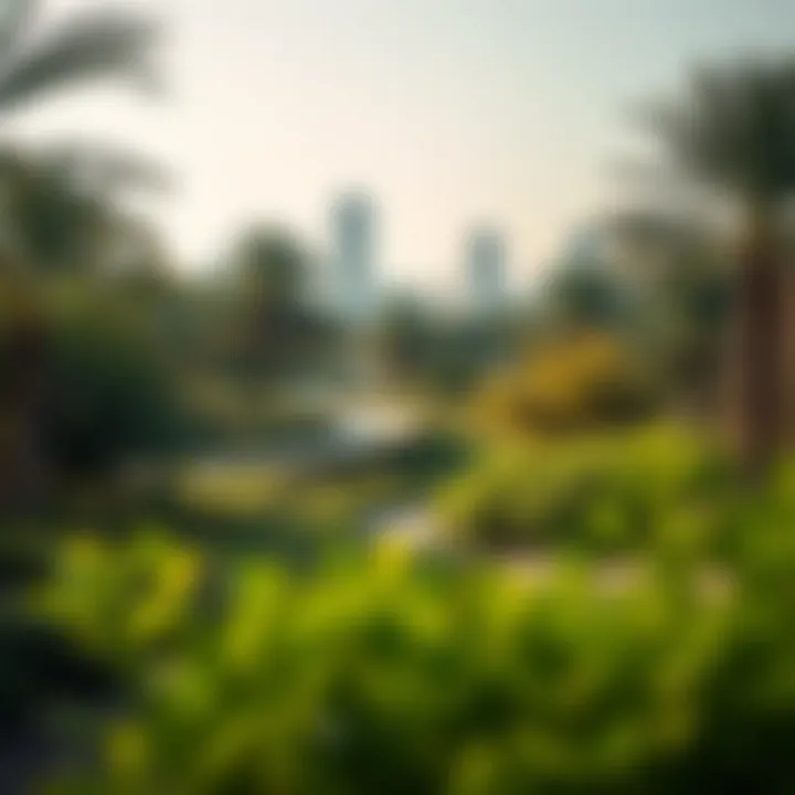 Scenic view of walking trails in Karama Park