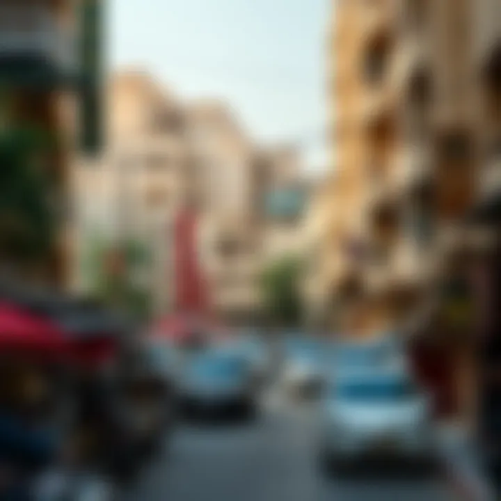 A view of Karama's vibrant community and surroundings