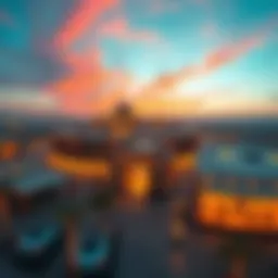 A panoramic view of Last Exit Qudra showcasing its vibrant atmosphere and design.