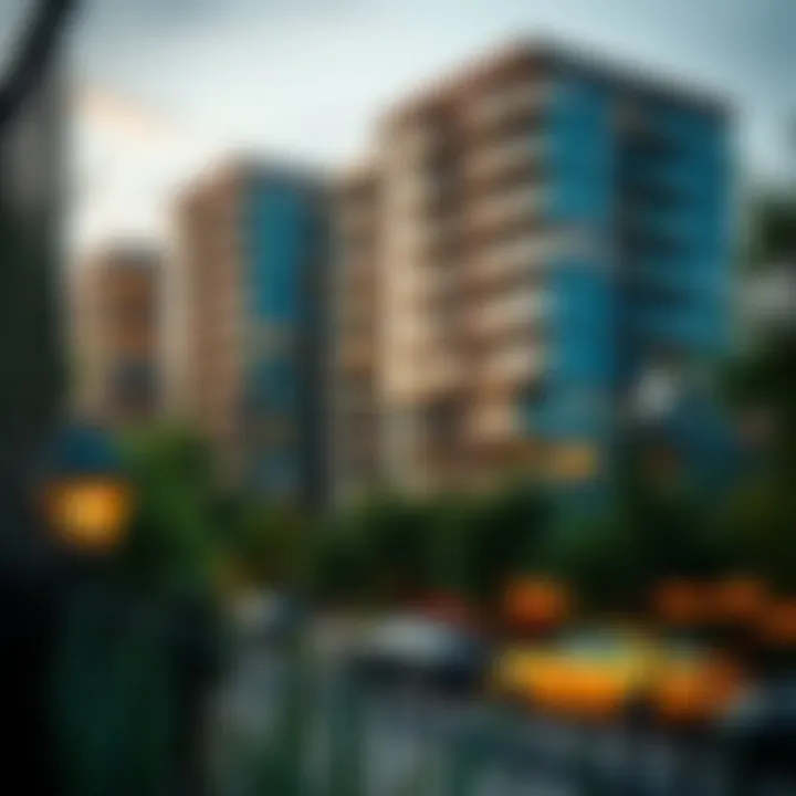 Modern residential complexes in Lincoln Park, highlighting investment potential