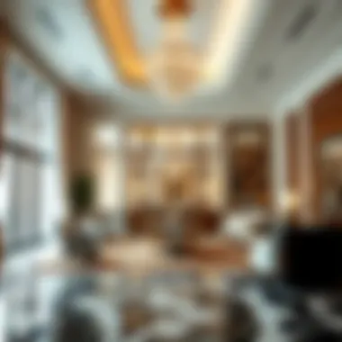 Exquisite Interior Design of the Magnificent Mansion Opulent interior design of the mansion highlighting exquisite furnishings