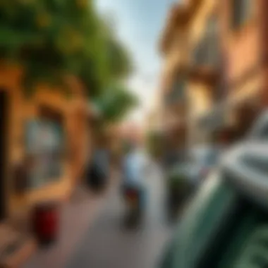 Vibrant neighborhood showcasing local lifestyle in Dubai