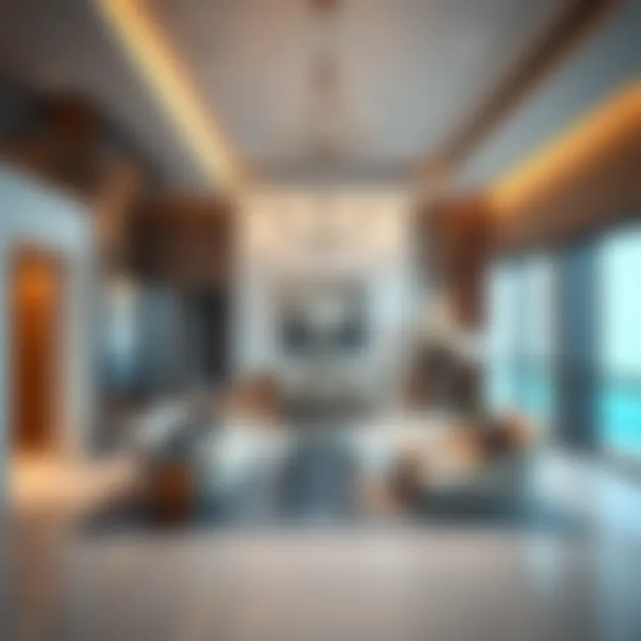 Luxurious interior design of a Marina Residence apartment