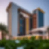 Modern Architectural Design of Meraas Architectural marvel of Meraas showcasing modern design