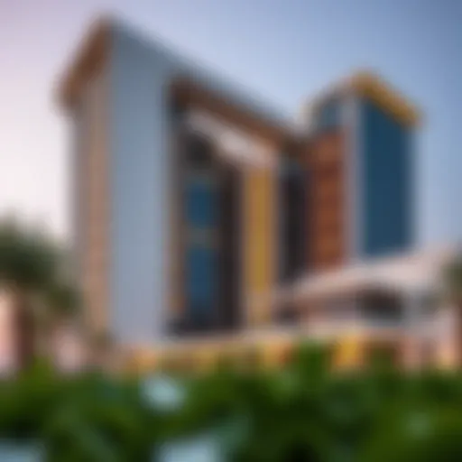 Modern Architectural Design of Meraas Architectural marvel of Meraas showcasing modern design