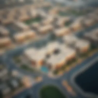 Aerial view of Meraas Jebel Ali Hills showcasing its architectural layout