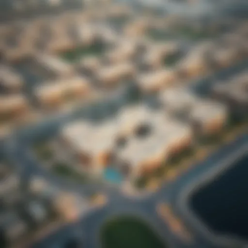 Aerial view of Meraas Jebel Ali Hills showcasing its architectural layout