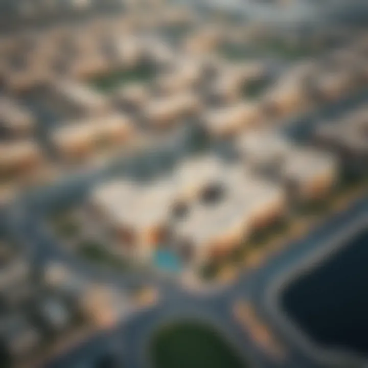 Aerial view of Meraas Jebel Ali Hills showcasing its architectural layout