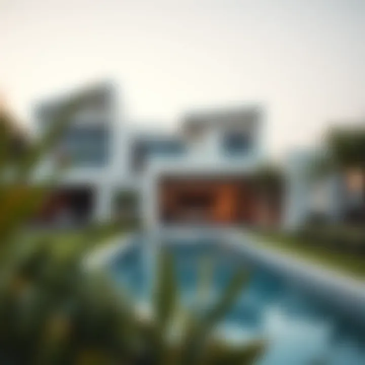 Modern Villa in Mira 5 Modern villa in Mira 5 highlighting architectural design and landscaping