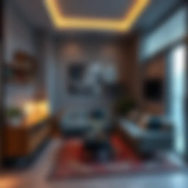 Efficient Studio Living in Deira Cozy studio with efficient layout and smart furniture solutions