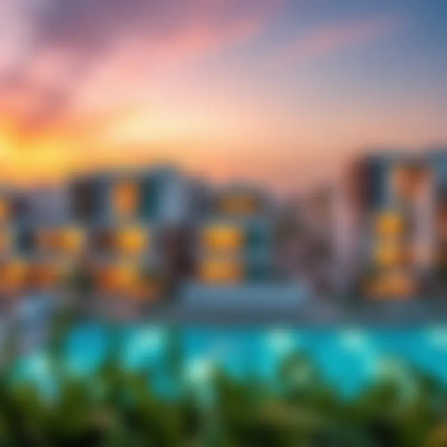 Panoramic view of Montrose showcasing modern architecture