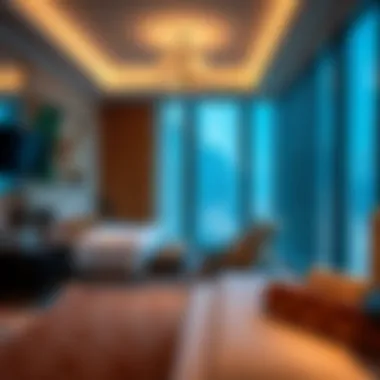 Exquisite Accommodation at Mövenpick Jumeirah Lakes Towers Luxurious guest room at Mövenpick Jumeirah Lakes Towers reflecting hospitality excellence
