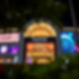 A stunning view of the Musrif Mall's architectural façade