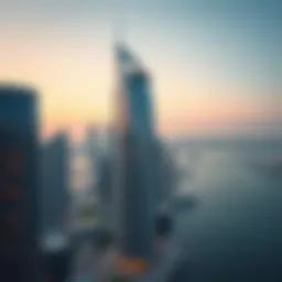 Stunning skyline view of My Tower in Dubai Marina