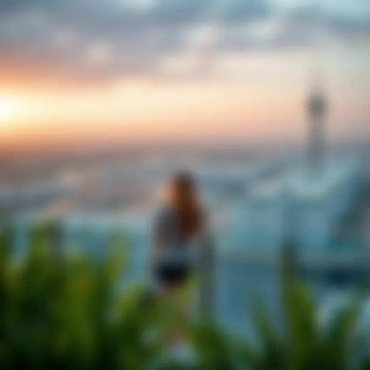 Panoramic view from Nasmah Tower's terrace overlooking Al Nahda 1