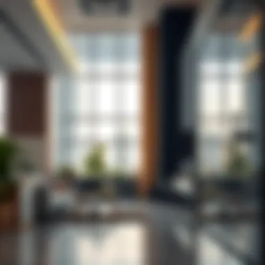 Interior of a stylish office space illustrating user experience and design