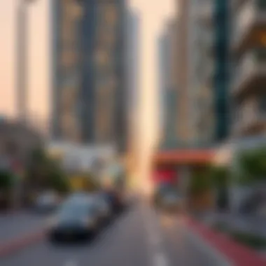 Dubai Neighborhoods for Rentals Map of Dubai highlighting popular neighborhoods for single-bedroom rentals