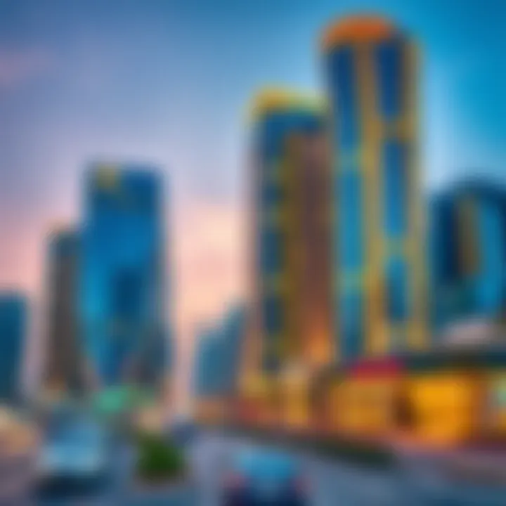 Business Bay Real Estate Landscape Overview of Business Bay showcasing its vibrant real estate landscape