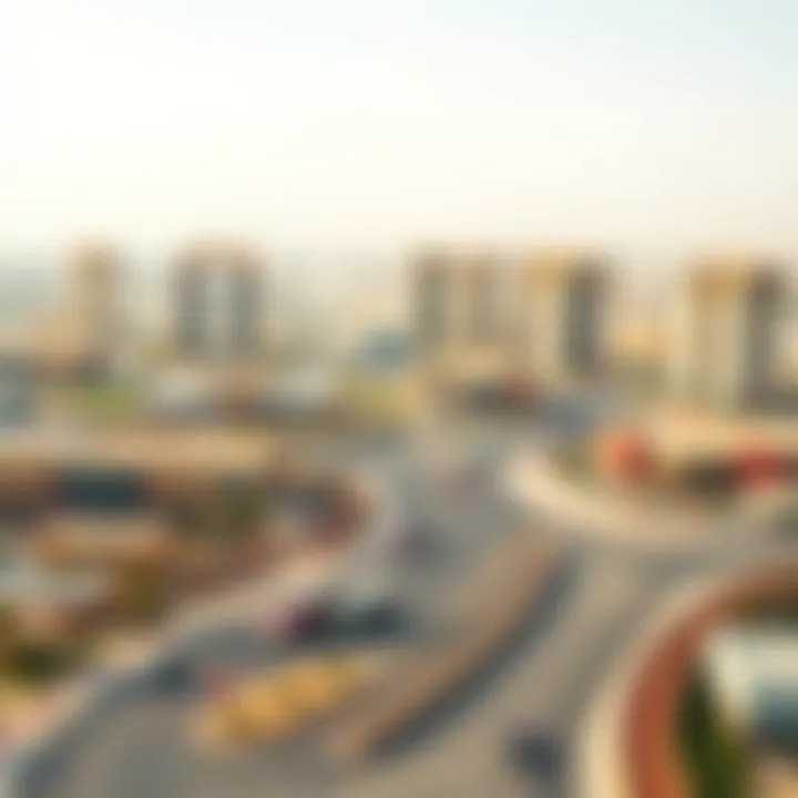 Graph illustrating demographic trends in Qusais Industrial Area Five