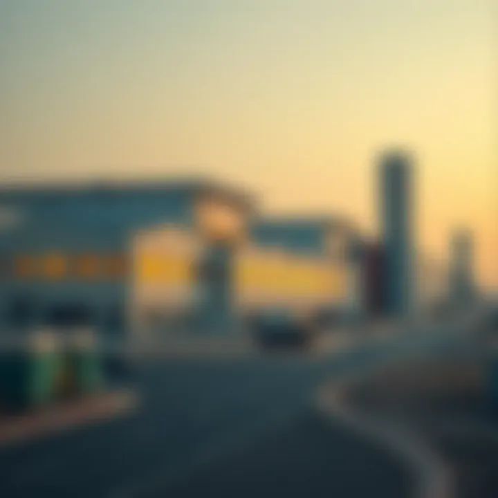 Modern industrial facilities highlighting investment opportunities in Qusais Industrial Area Five