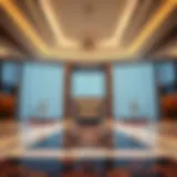The Grand Entrance of Radisson Hotel Luxurious lobby of Radisson Hotel at Damac Hills