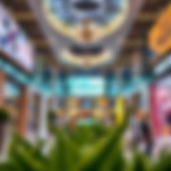 Vibrant Shopping Experience Inside Reef Mall Nesto Interior view highlighting the vibrant shopping atmosphere