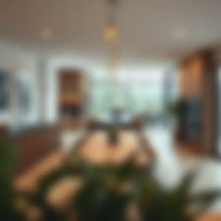Open-plan kitchen and dining area in Discovery Garden