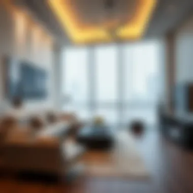 Modern room interior for rent in DIP