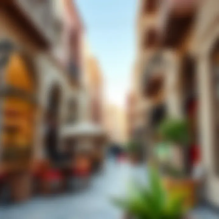 Local Lifestyle in Rukn Al Qasimia Local cafes and shops representing the lifestyle of Rukn Al Qasimia