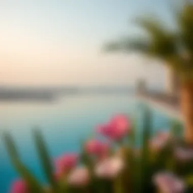 Infinity pool overlooking the Arabian Gulf at Serenia Living Palm