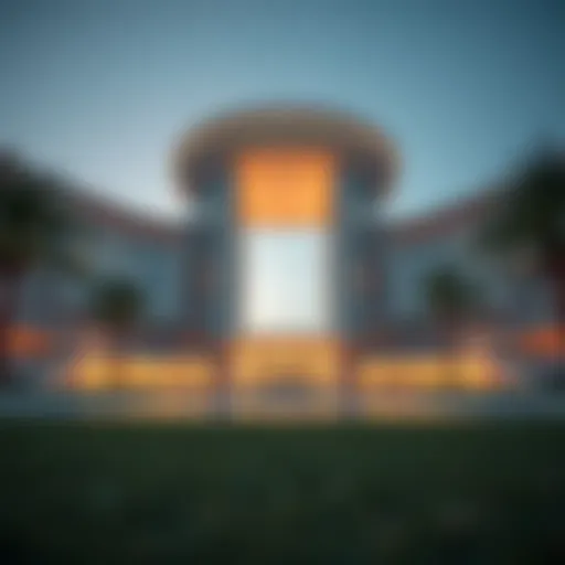 Stunning view of Seven the Palm's architectural design