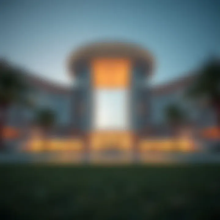 Stunning view of Seven the Palm's architectural design