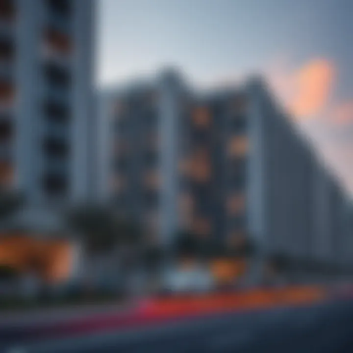 Modern residential complex near Sheikh Mohammad Bin Zayed Road